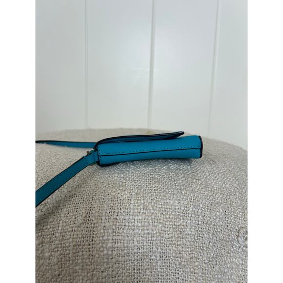 Kate Spade Newbury Lane Small Turquoise Leather Crossbody Bag - Picture 9 of 12